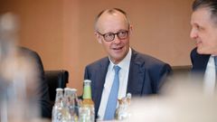 El canciller alem�n, Friedrich Merz, en Berl�n