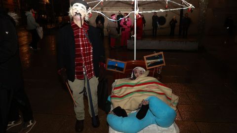 Entronizaci�n del dios Momo en A Coru�a