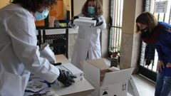 Llegada de vacunas contra el covid-19 ayer a Segovia