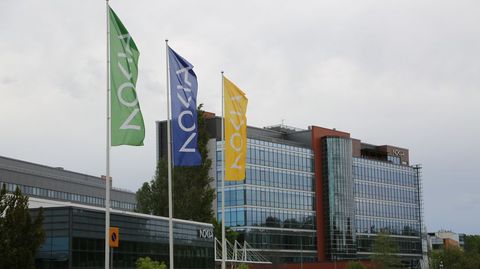 Vista de la sede central de Nokia en Espoo (Finlandia)