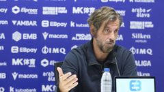 El entrenador del pr�ximo rival del Celta, el Alav�s, Quique S�nchez Flores.