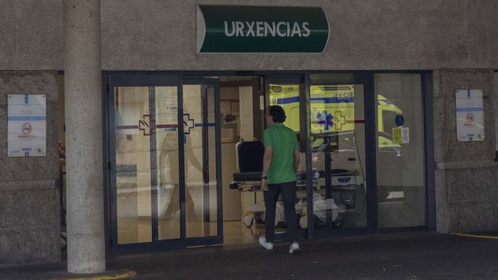 Entrada al servicio de urgencias de un hospital.