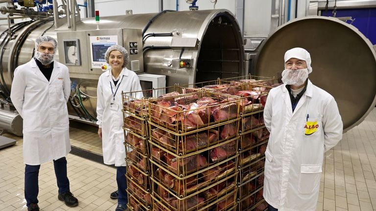 Hermasa pone a prueba con Albo el cocedor �smart� de atunes