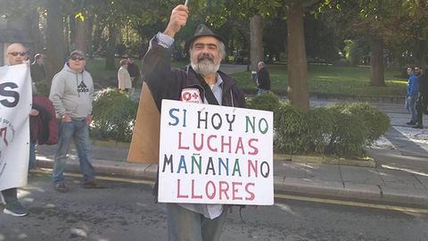 Huelga general estudiantil, convocada por el Sindicato de 
Estudiantes y Libres y Combativas, contra el machismo en las aulas