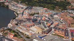 Imagen a�rea de O Temple, barrio donde se produjo la pol�mica lesi�n