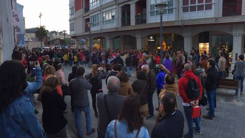 Manifestacin en Ribadeo