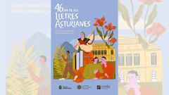 Cartelu del XLVI D�a de les Lletres Asturianes