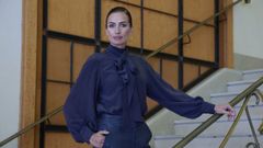 Nieves Álvarez, modelo y fundadora de la línea cosmética Nieves. 