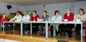 Los representantes de las siete listas intervinieron en un orden fijado por sorteo. 