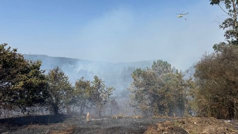 Incendio en Souto A Estrada