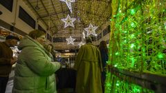 Xa � Nadal na Praza de Abastos de Lugo