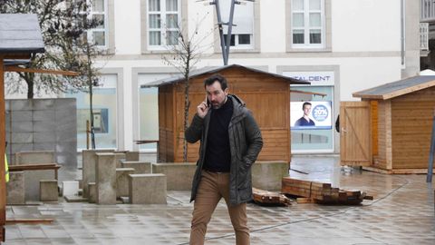 El popular Antonio Ameijide, esta mañana en San Marcos