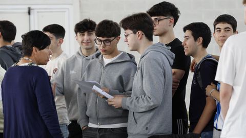 Primer d�a de la selectividad en el IES Vilar Ponte de Viveiro