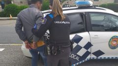 Un detenido por la Polic�a Local de Poio en el 2021