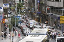 En la ciudad de Ourense hay censados m�s de 70.000 veh�culos. 