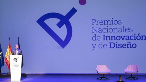 El rey Felipe VI en la ceremonia de entrega de los Premios Nacionales de Innovacin y Diseo