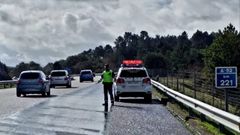Imagen de archivo del tramo de la autov�a A-52 por el que circul� en sentido contrario la conductora