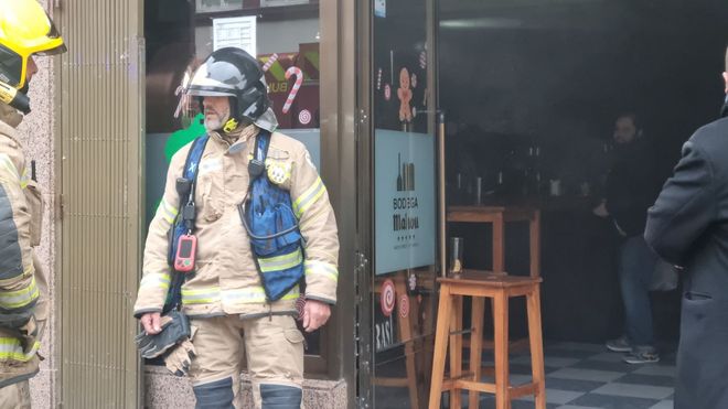 Incendio en la Cervecer�a Tr�bol