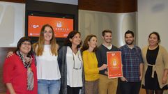 Los responsables del programa sobre emprendimiento escolar 'Ticskulls'