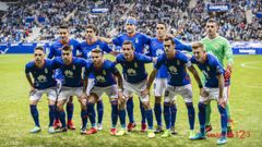 Once incial del Real Oviedo ante la Cultural