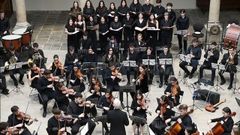 Orquestra e coro da USC, que actuar� en Cee este domingo
