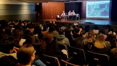 La presentaci�n de cuatro de los trabajos de los estudiantes tuvo lugar ayer en Valdovi�o