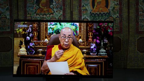 El dalai lama, en la conferencia en la que se designará su sucesor