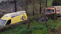 Intervinieron los bomberos, el 061 y la Guardia Civil