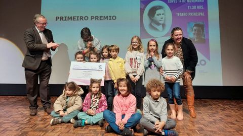 O primeiro premio na categoria de educacin infantil e primaria foi para o CEIP San Martio de Salcedo