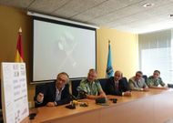 El arquitecto Alfredo D�az muestras las actuaciones que se van a realizar en la Comandancia. 