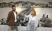 Varela visit� la Autoridad Portuaria meses despu�s de que Franco fuera al Concello. 