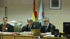 En una imagen de archivo, un juicio en la secci�n compostelana de la Audiencia Provincial