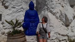 Paloma del Amo, en un reciente viaje a Soport�jar, en la Alpujarra granadina