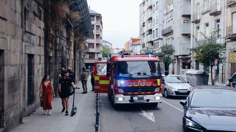 Los bomberos tuvieron que acudir este martes a la vieja crcel, en Progreso