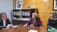 Reuni�n consejero de Movilidad y Ayuntamiento de Avil�s