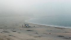 La niebla cubre A Coru�a