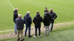 Visita de la Federaci�n Espa�ola a A Malata, posible subsede para el Mundial en el 2030.