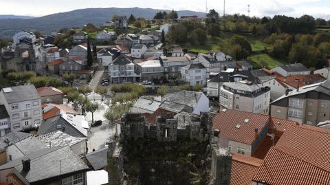 Vistas desde el castillo de Castro Caldelas