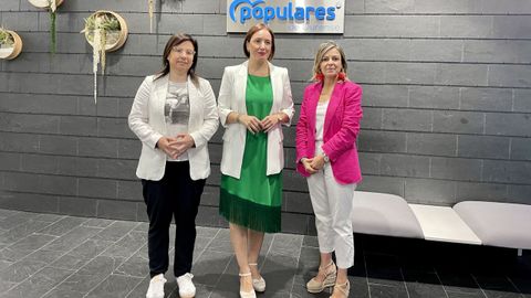 Ana Beln Vzquez, Ana Mndez y Noelia Rodrguez, del PP.
