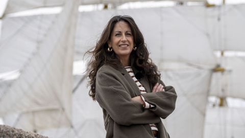 A escritora Mar�a Oru�a