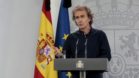 Fernando Sim�n, encargado de dar los datos de evoluci�n de la pandemia a nivel nacional