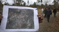 Los terrenos ocupan diez hect�reas (marcadas con un recuadro rojo) en el lugar de Ramalloso. 