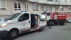 GAEM y bomberos de Boiro participaron en la extinci�n de las llamas