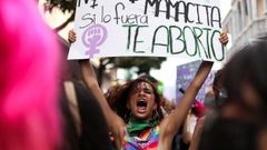 Manifestaciones contra la ley del aborto aprobada en Guatemala