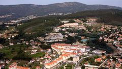 Fotograf�a a�rea de la zona de A Caeira tomada en septiembre del 2011