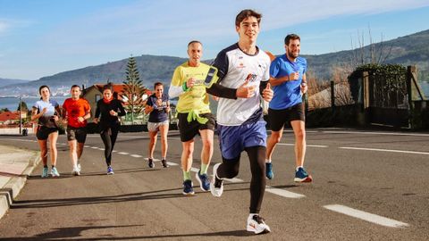 Una veintena de corredores participaron en la Kedada de la Sin-Son.