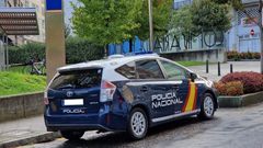 Imagen de archivo de un veh�culo policial en la comsisar�a de Vigo