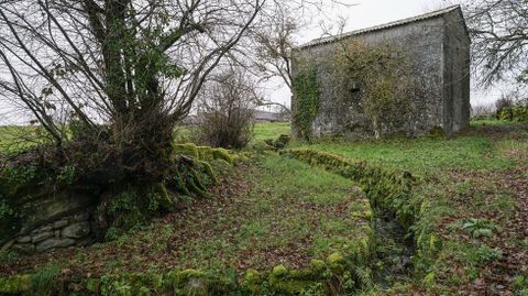 Molino de Randn, en el barrio da Fonte da Laxa, Calvos de Randn.