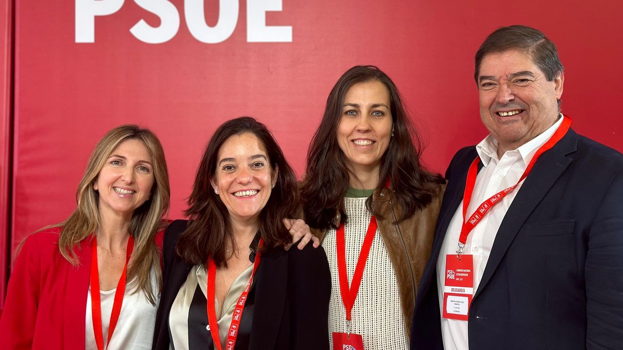 Nereida Canosa y Noemí Díaz, dos valores al alza del PSOE de A Coruña que ganan protagonismo en la ejecutiva gallega