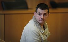 Teodoro Brea, durante la primera jornada del juicio. 